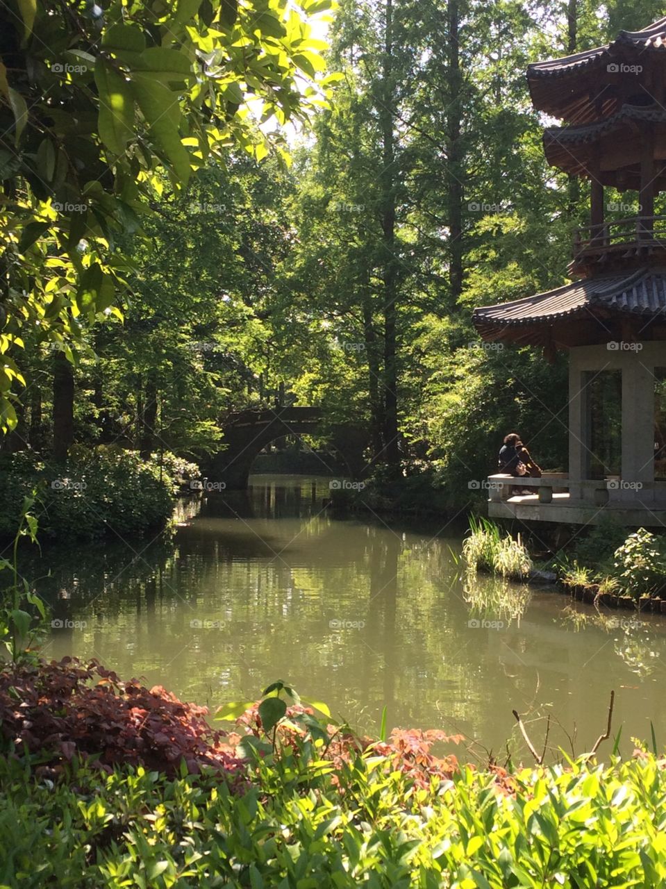 Pagoda at the park 