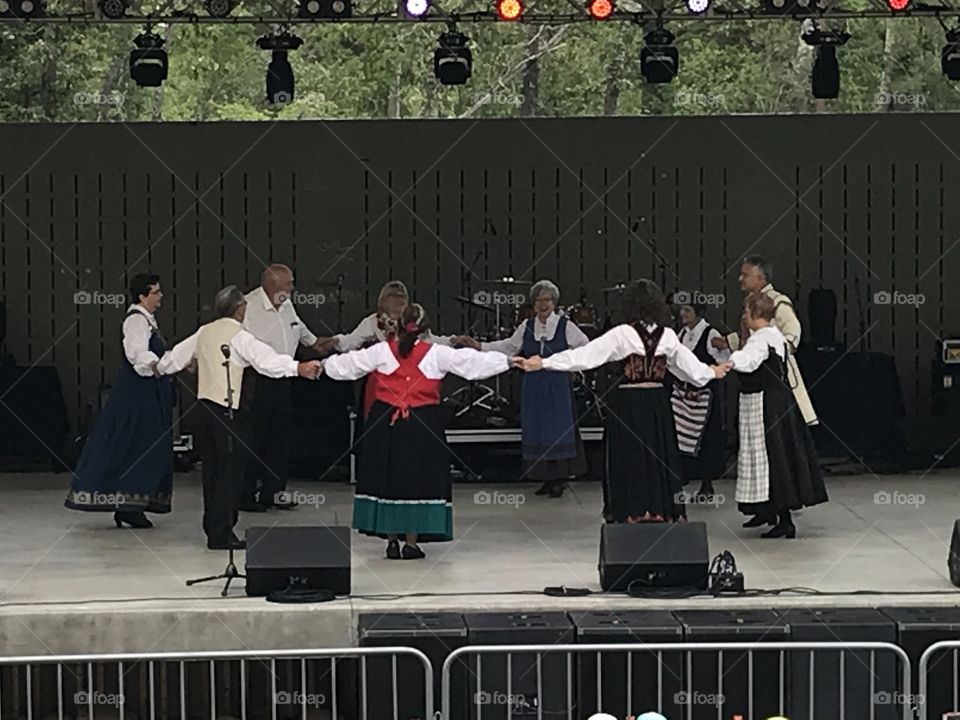 Ukrainian dancers perform at Bower Ponds for Canada Day.