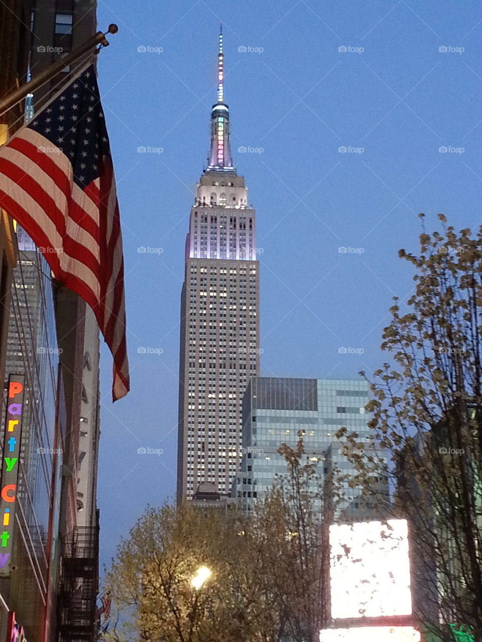 Easter Colored Empire State Building