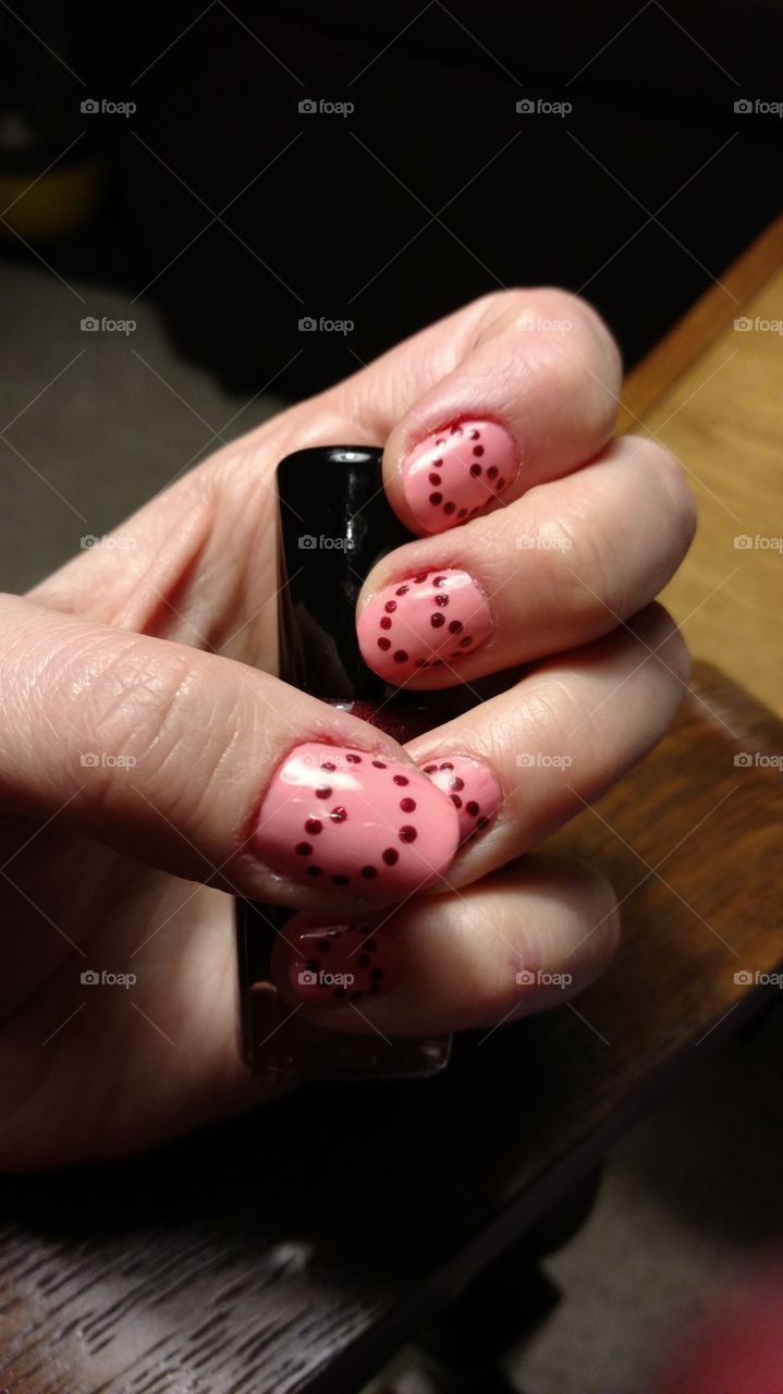 Valentine's Day nail polish