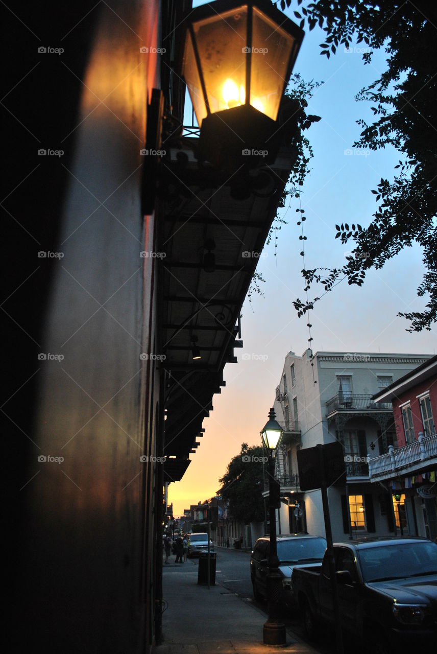 Night view of New Orleans, La