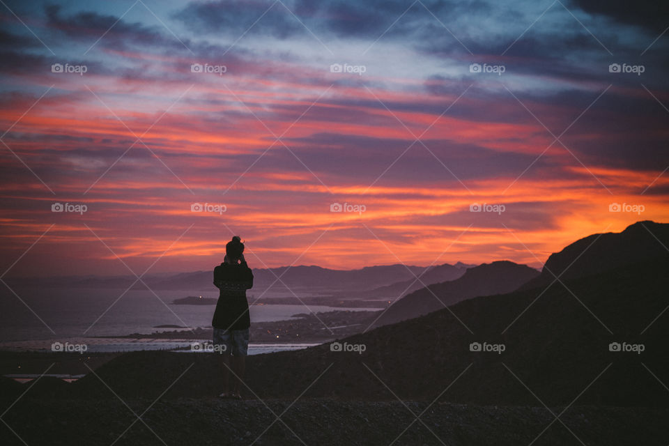 Sky on fire. My love shooting this incredible landscape