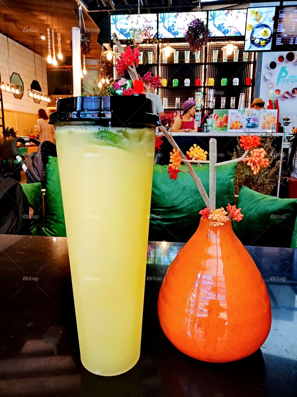 cold lemonade is just perfect after a tiring day