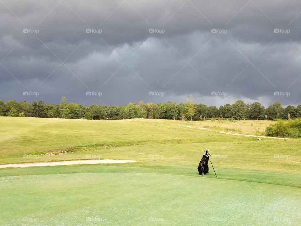 golf storm coming