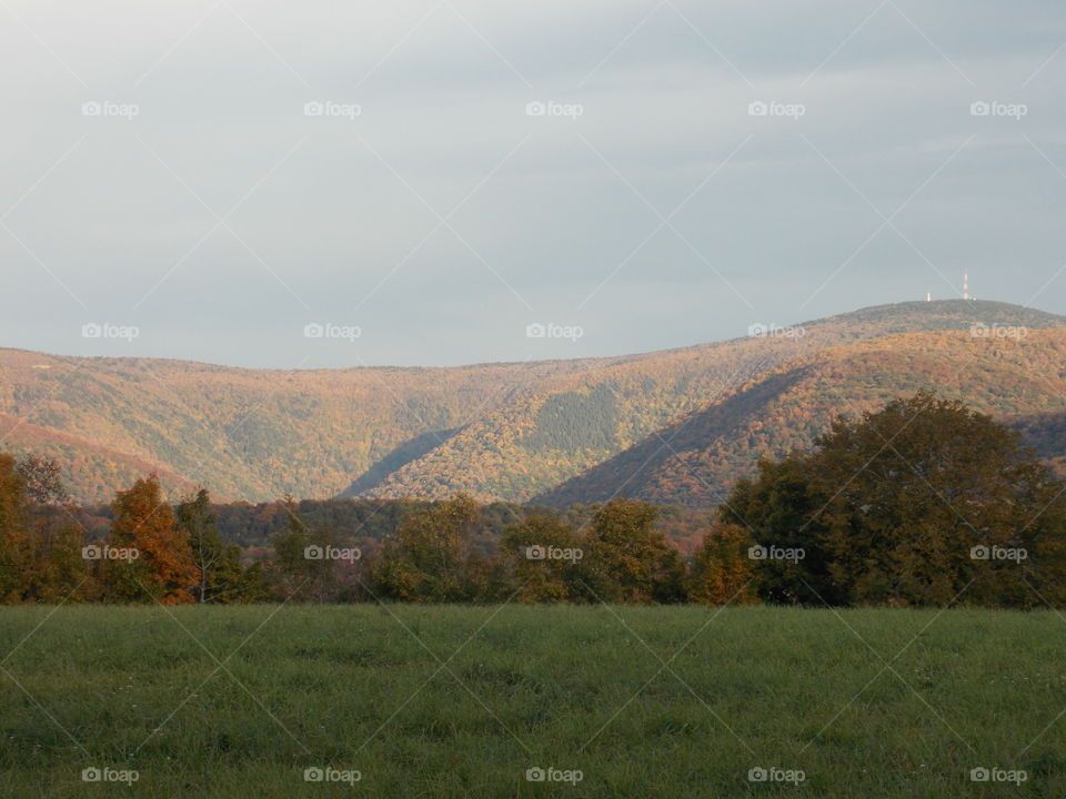 Scenic Fall Mountain in the Berkshires