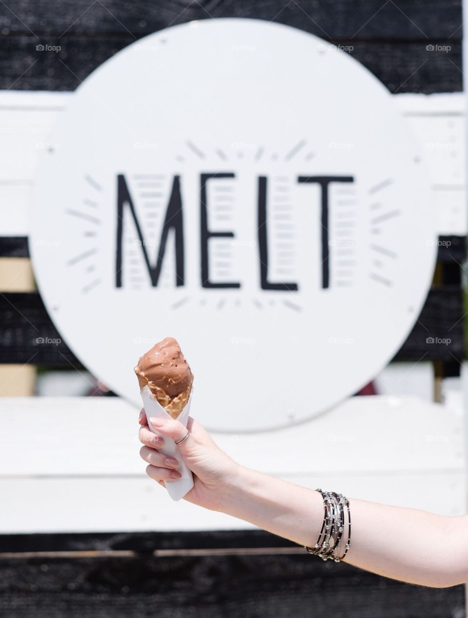 Melting on a hot day