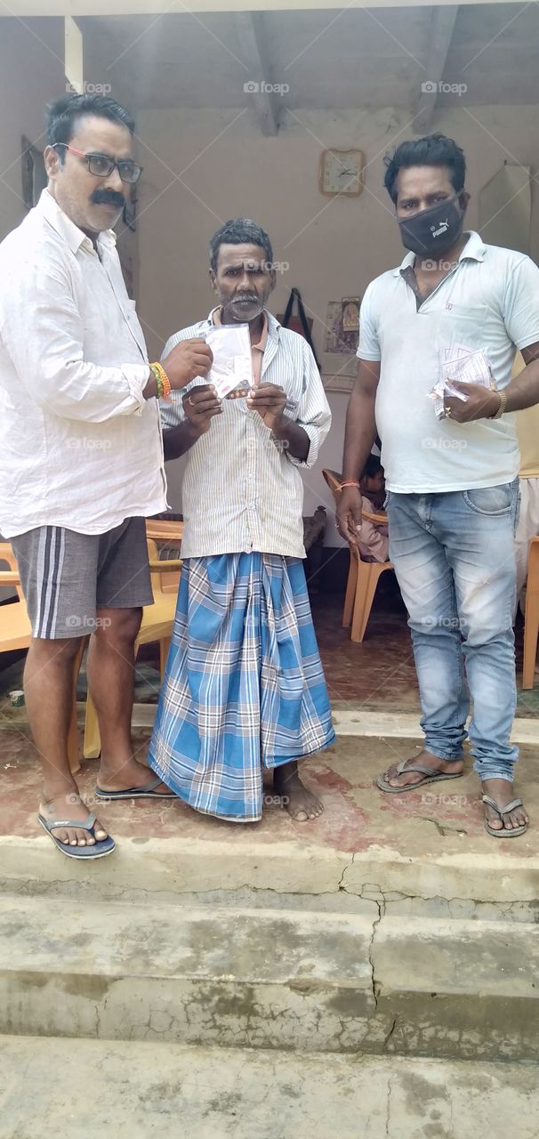 Help Of Poor Family Rural India Chakia Chandauli