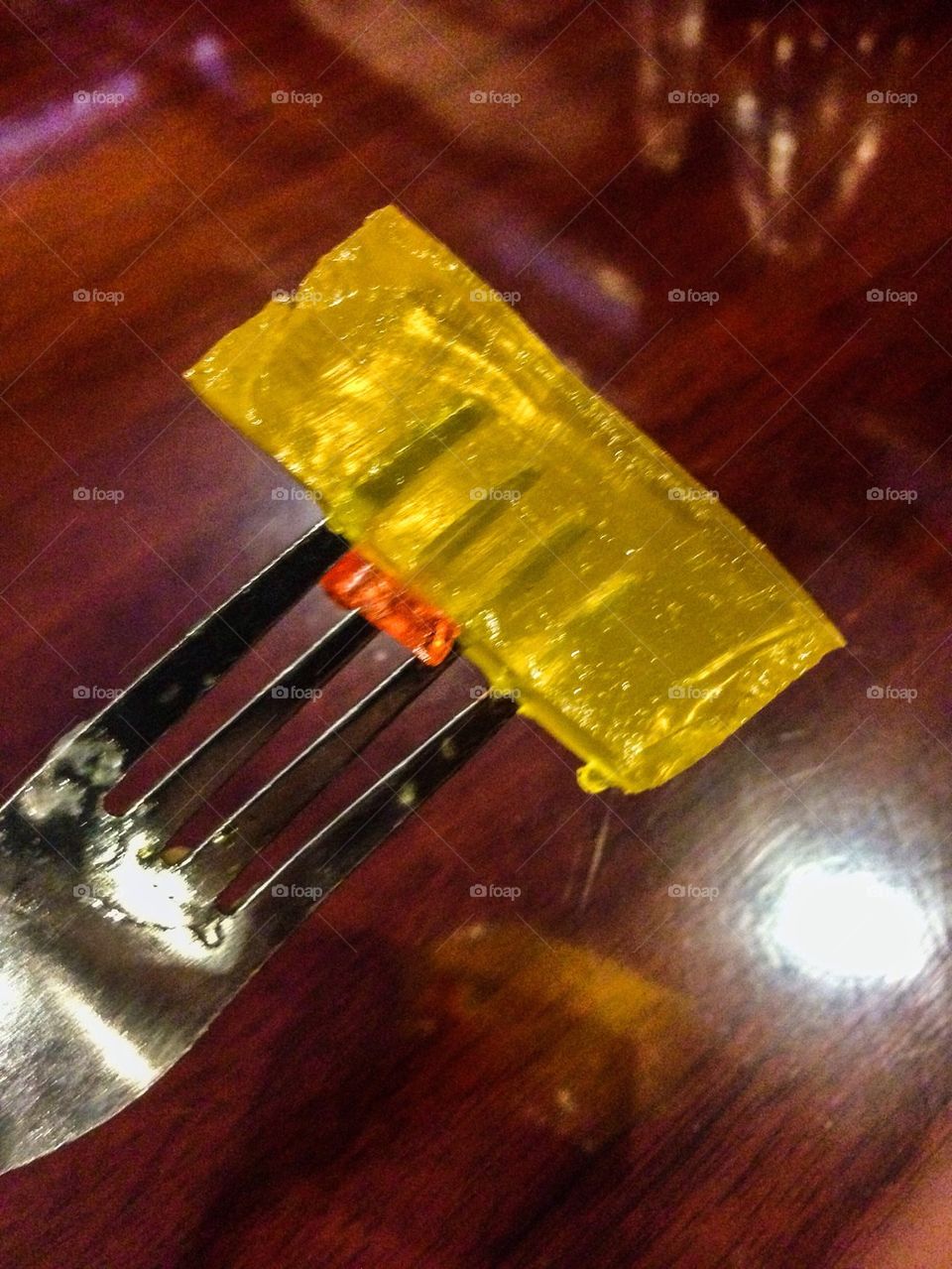 Food jello fork