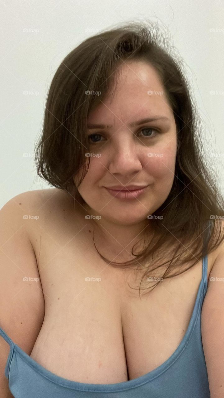 Sensuality on a female face