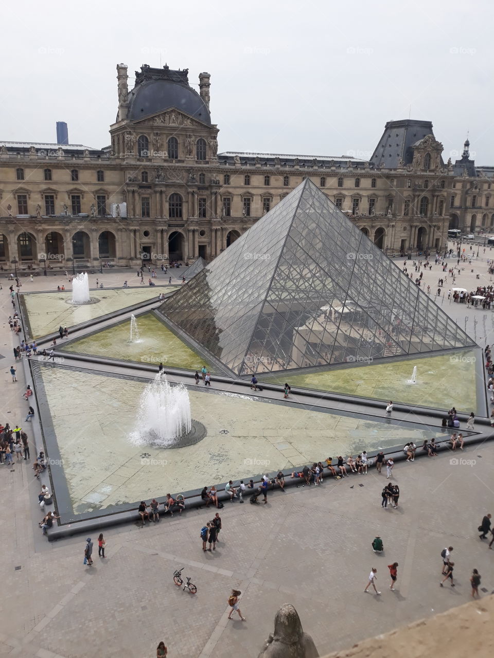 LOUVRE MUSEUM FROM PARIS