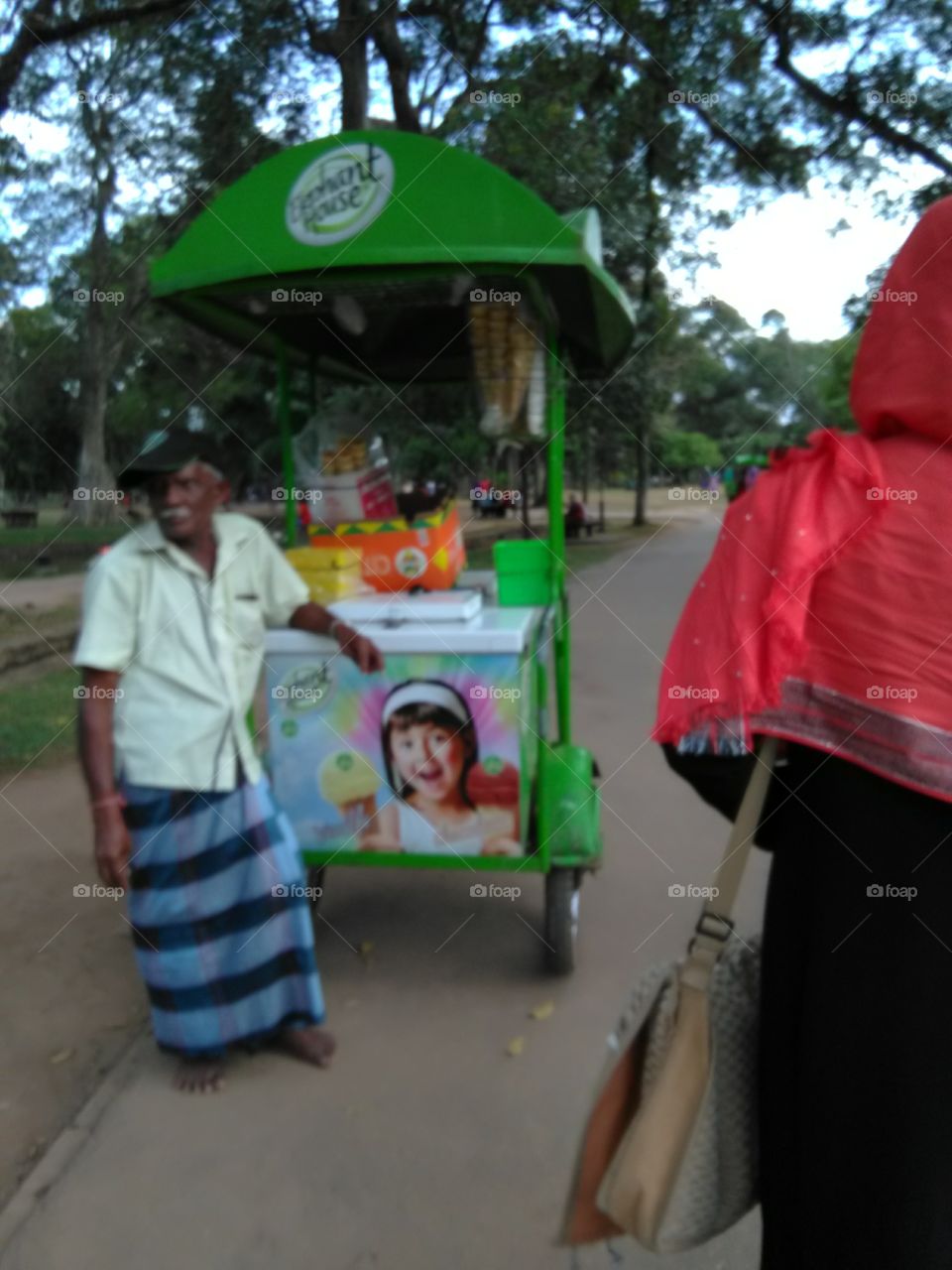 A ice cream man