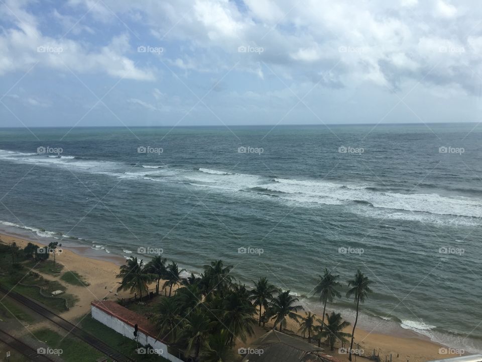 Galle face beach area in Sri Lanka (wonder of Asia )