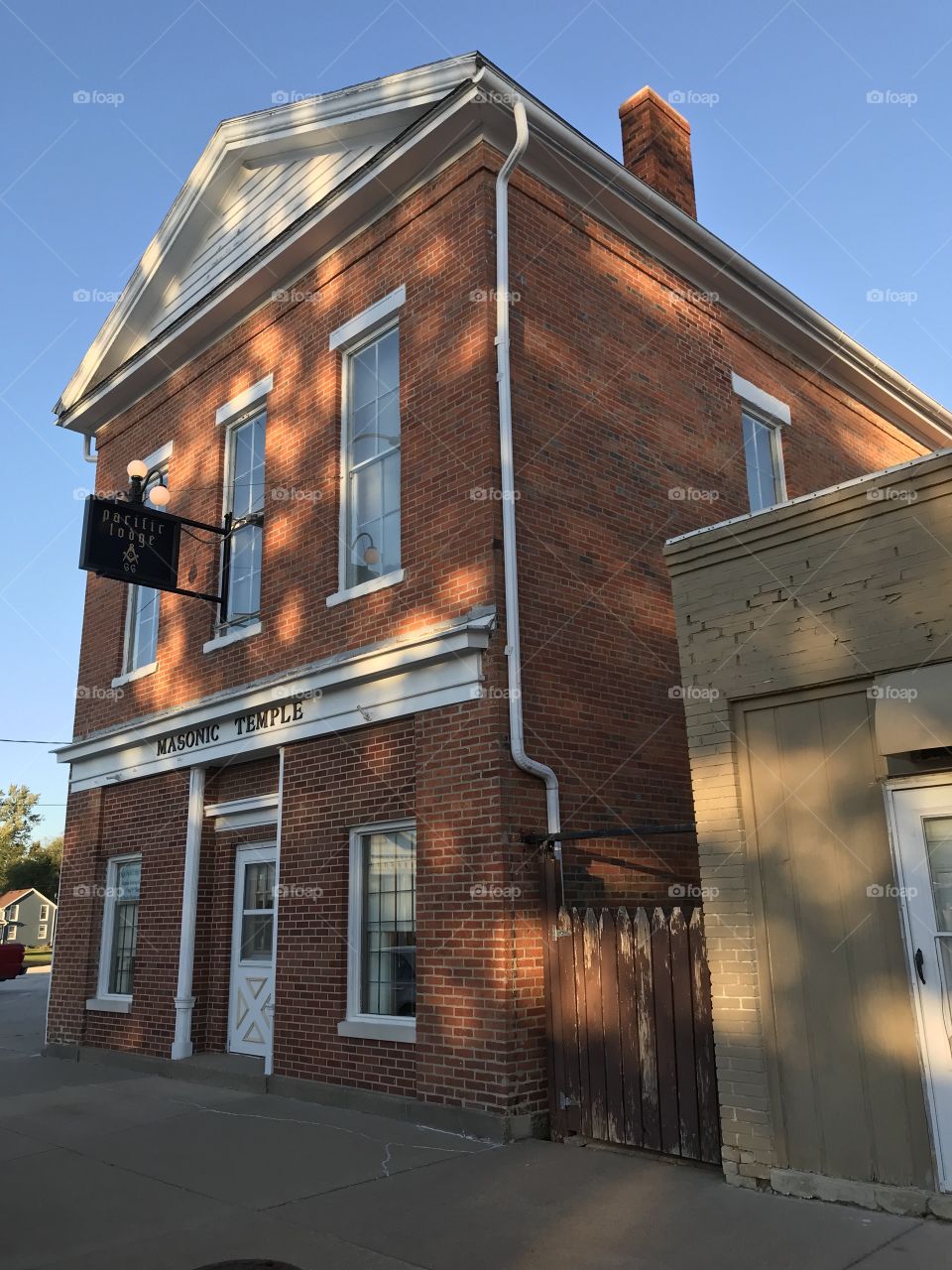 Masonic Temple in Knoxville, Illinois
