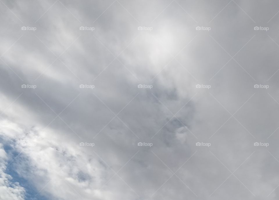 A man shouting out from the clouds.