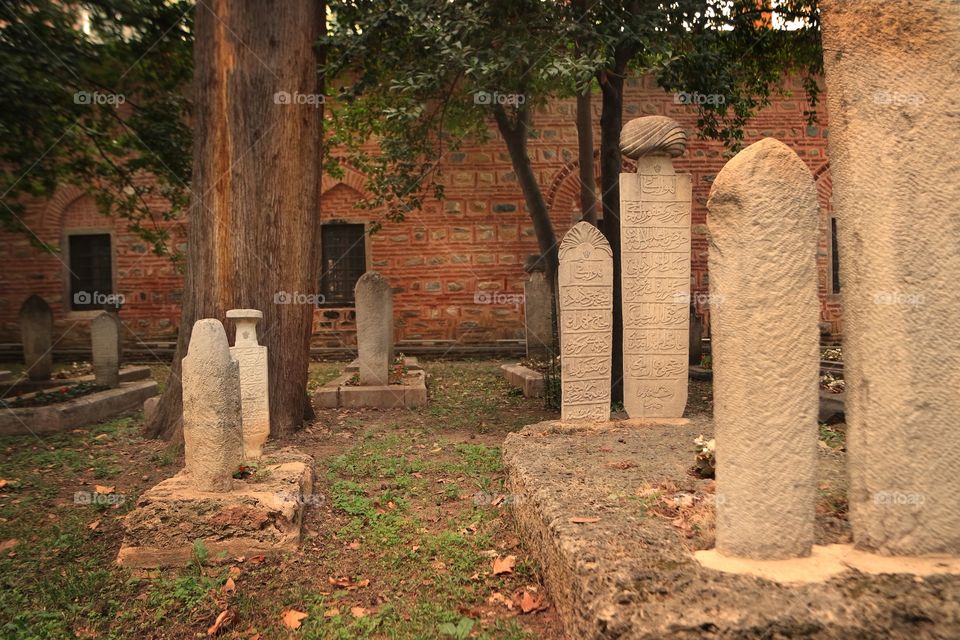 Sewn Old Tombstones