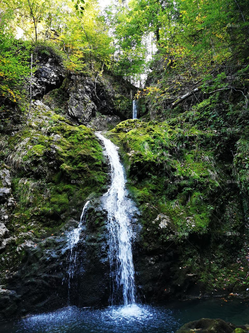 small mistic waterfall