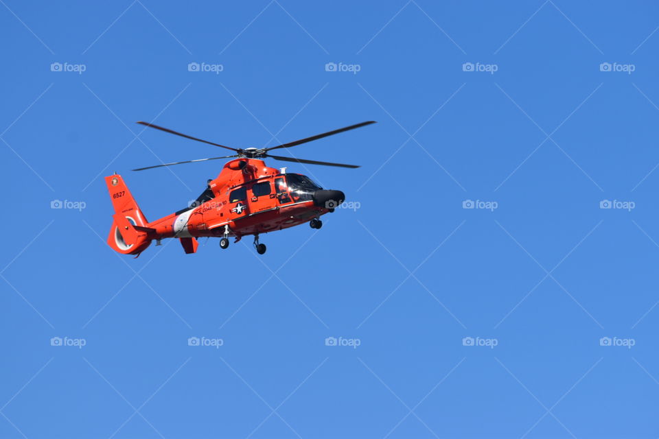 Coast Guard helicopter