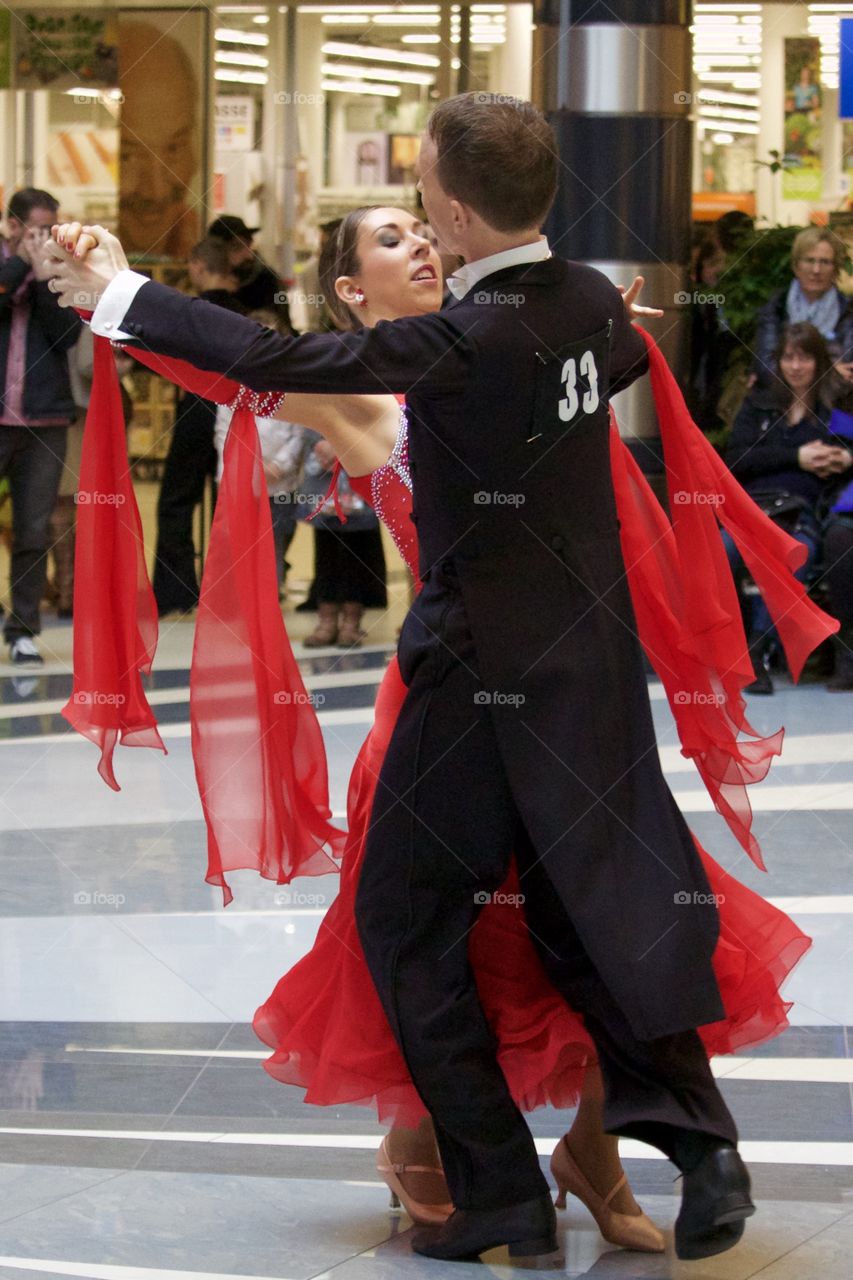 Dancers In Dance Contest