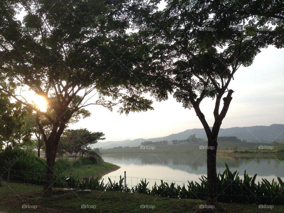 Sunset in Singha Park
