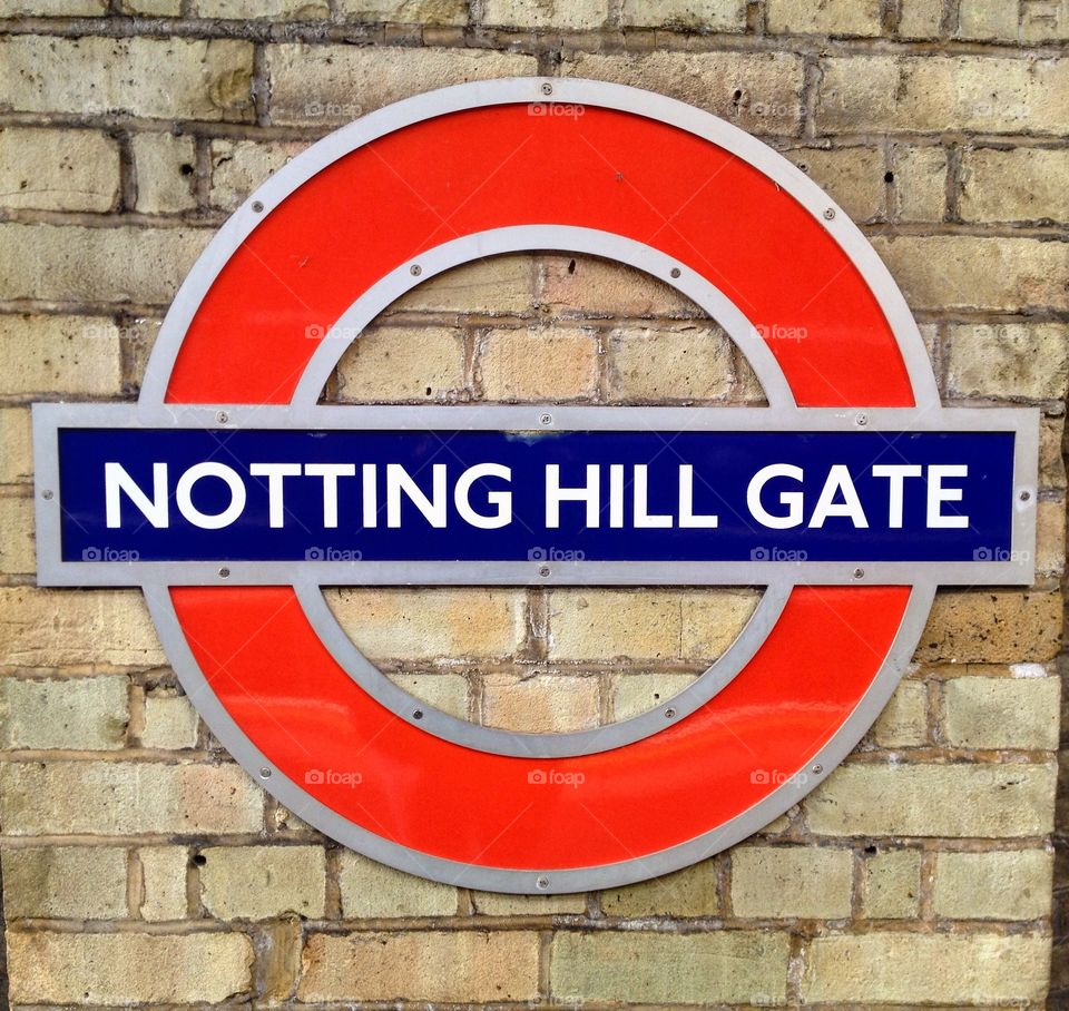 Nothing hill gate. Nothing hill gate