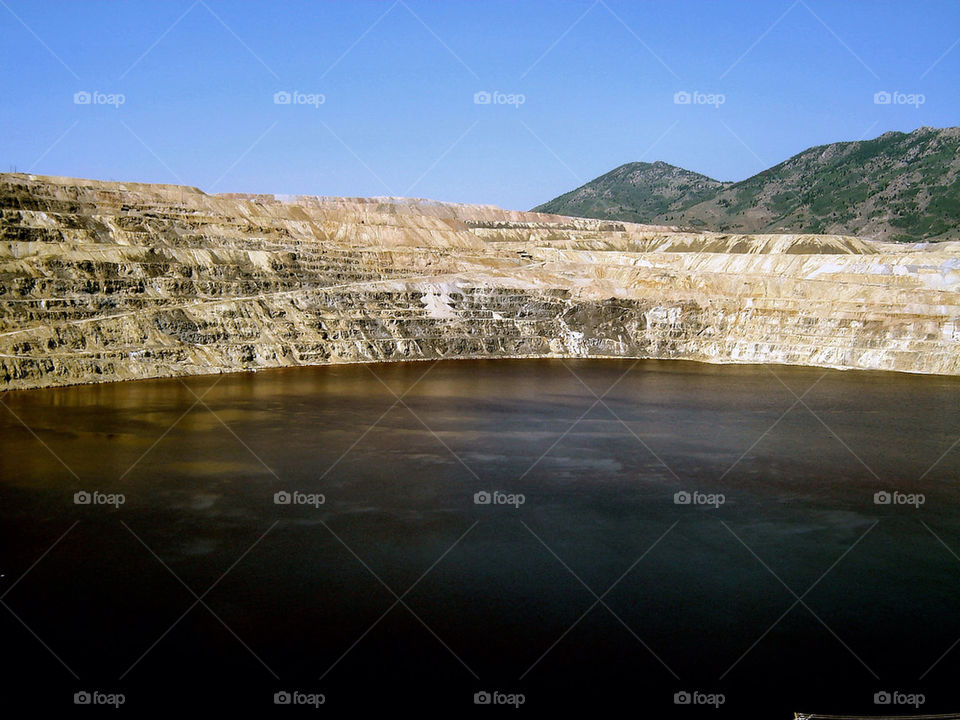 mountain water quarry northwest united states by refocusphoto