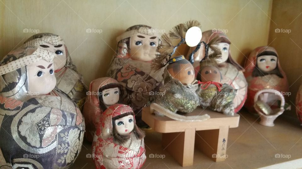 Nesting Dolls From Japan. Japanese nesting dolls