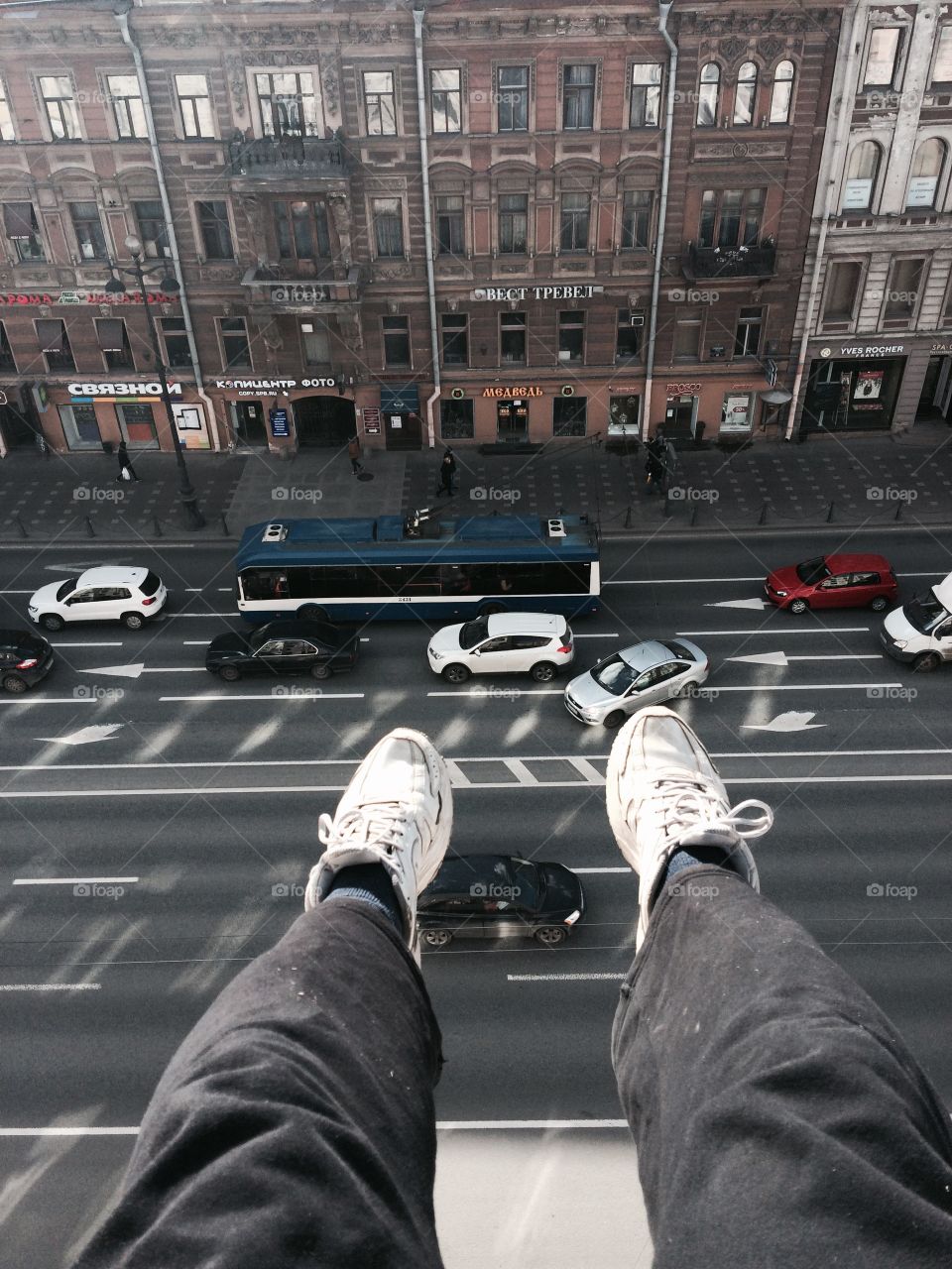 Spb roof, Nevsky 
