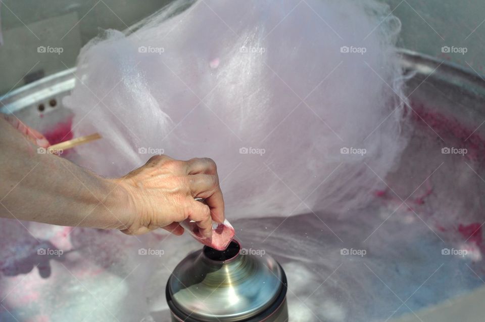 Make candyfloss