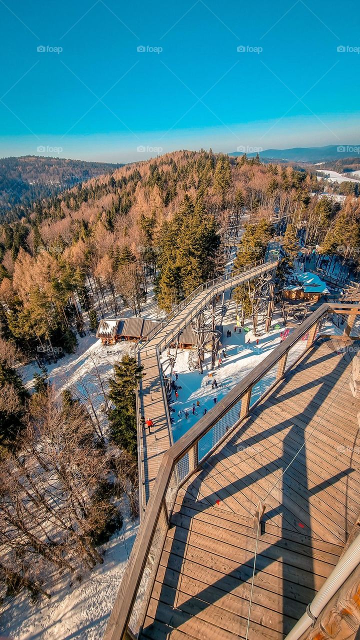 Viewing tower in Krynica Zdrój, Poland