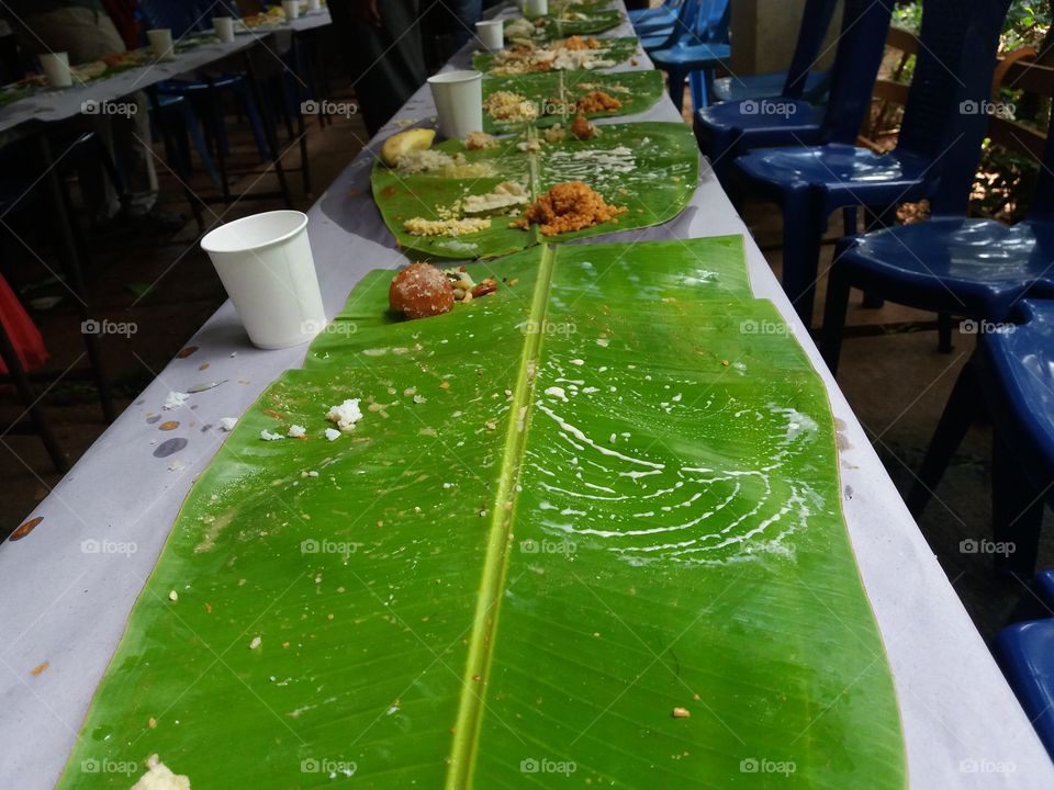 South Indian wedding food style