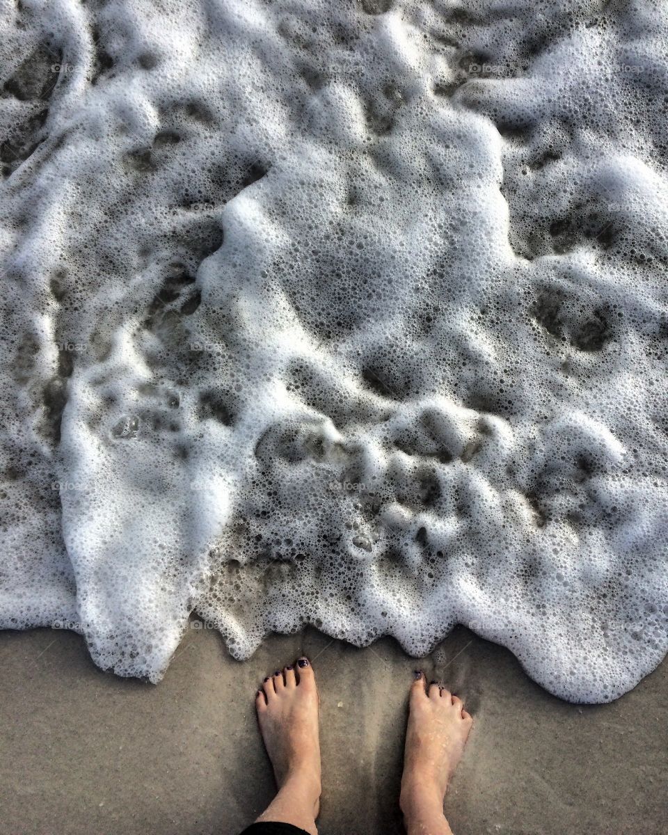 Toes in the sand 