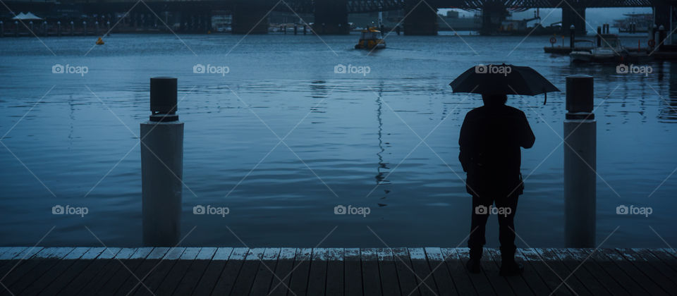 Waiting by the docks.