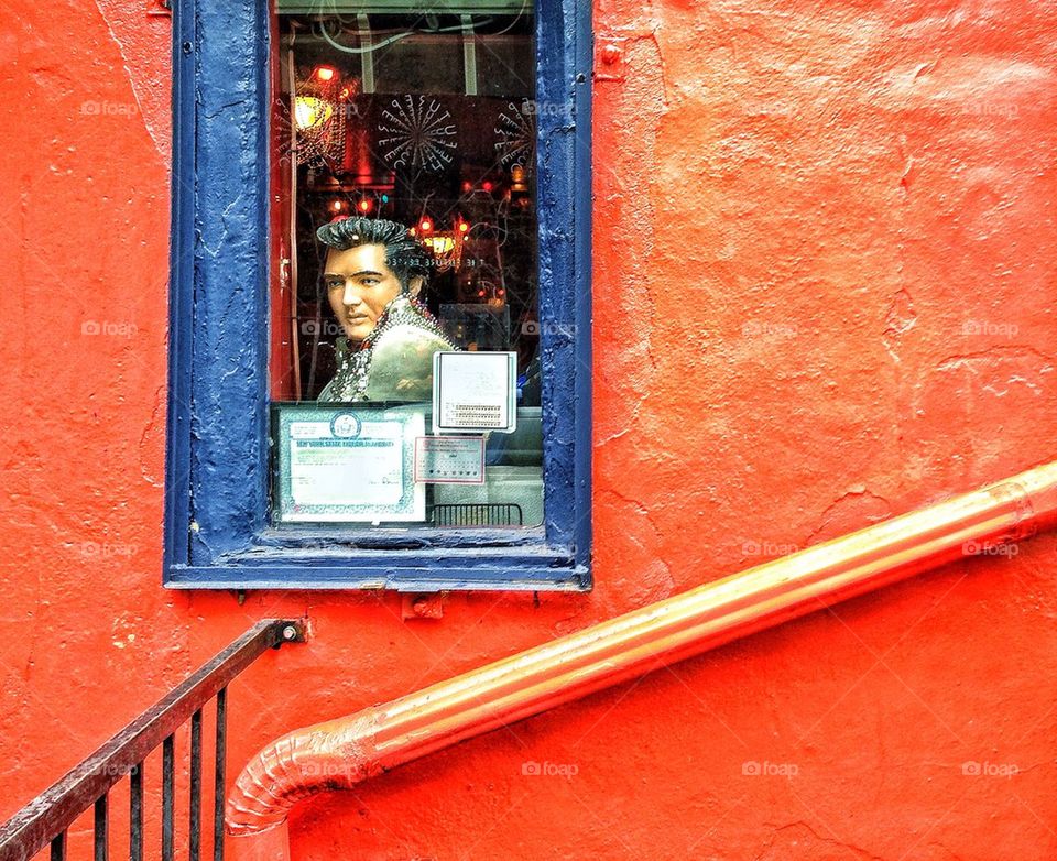 Elvis in New York's East Village