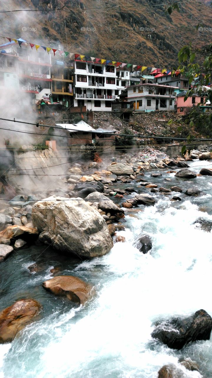 Where hot water meets cold water..! Incredibe India