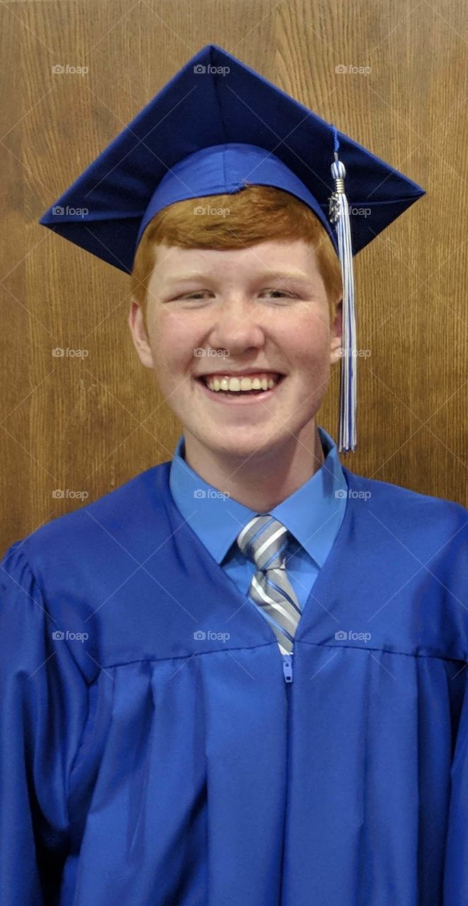 The last one to graduate from our family of four boys...Brock's gonna set the world on fire!