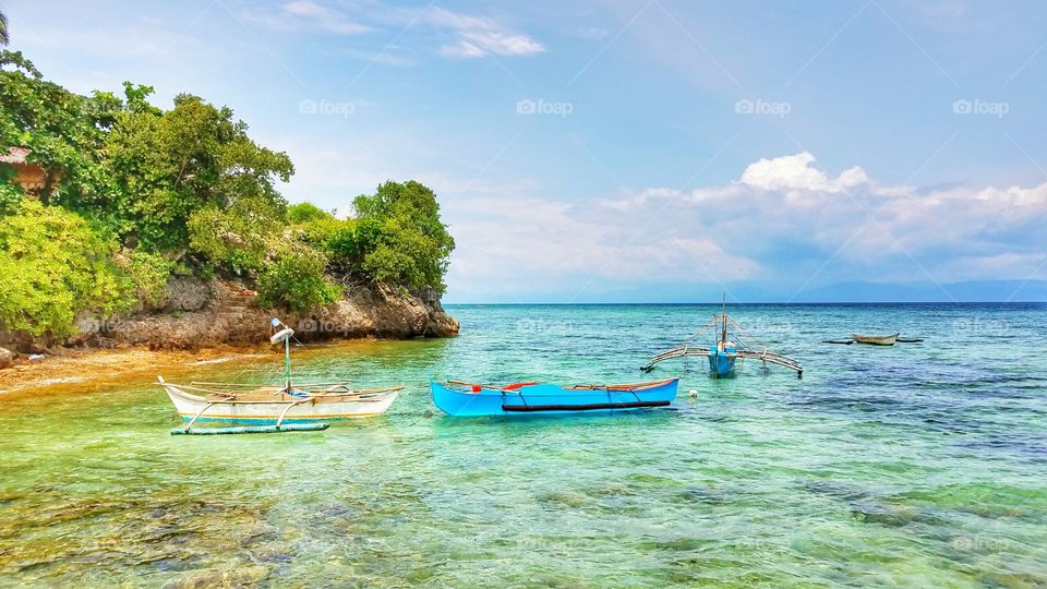 boats on the ocean