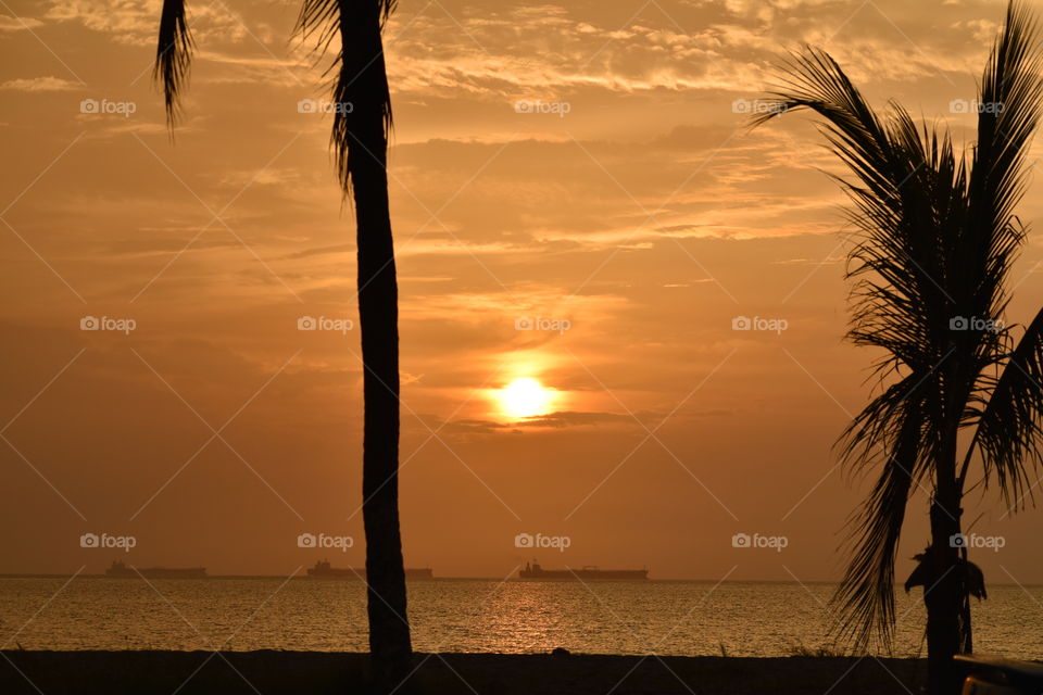 Have you ever seen this kind of Sunset ? It happens every day in Lecheria, Venezuela. 