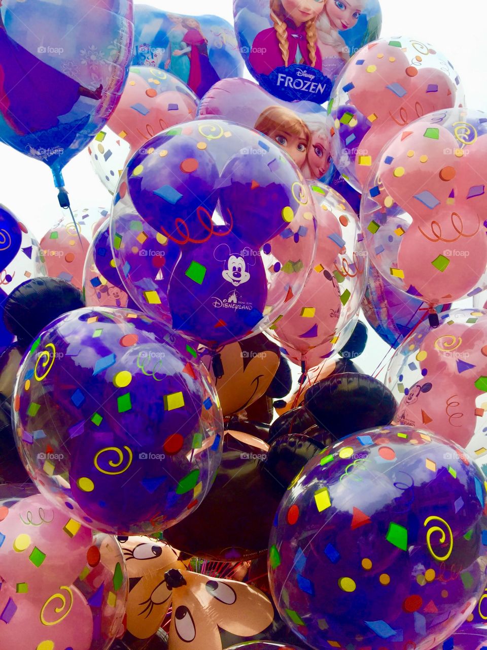 Colorful Disney balloons