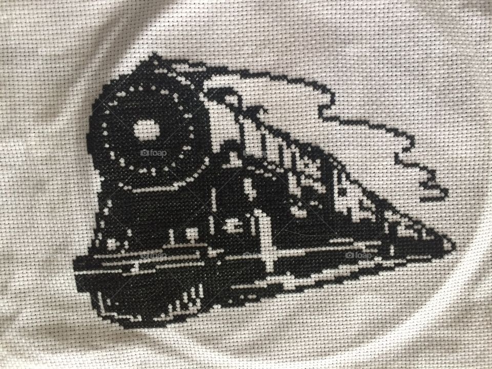 Train Cross Stitch 