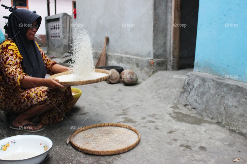 cooking rice culture cleaning nature tradisional