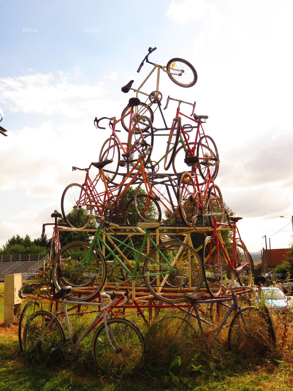 bike pyramid