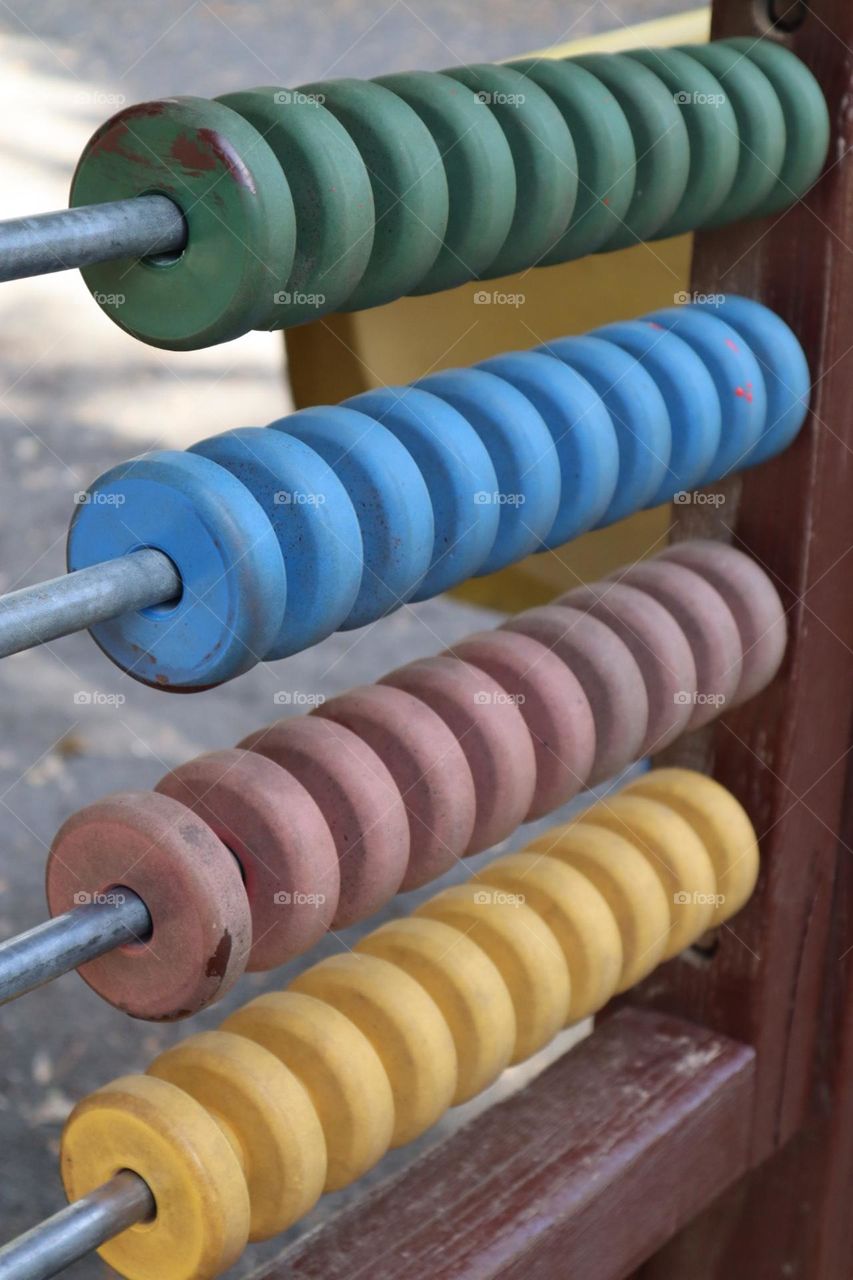 Circles at playground 