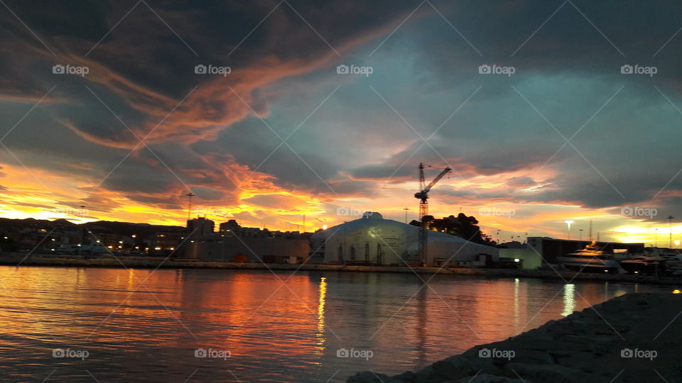 Puestas de sol . Denia