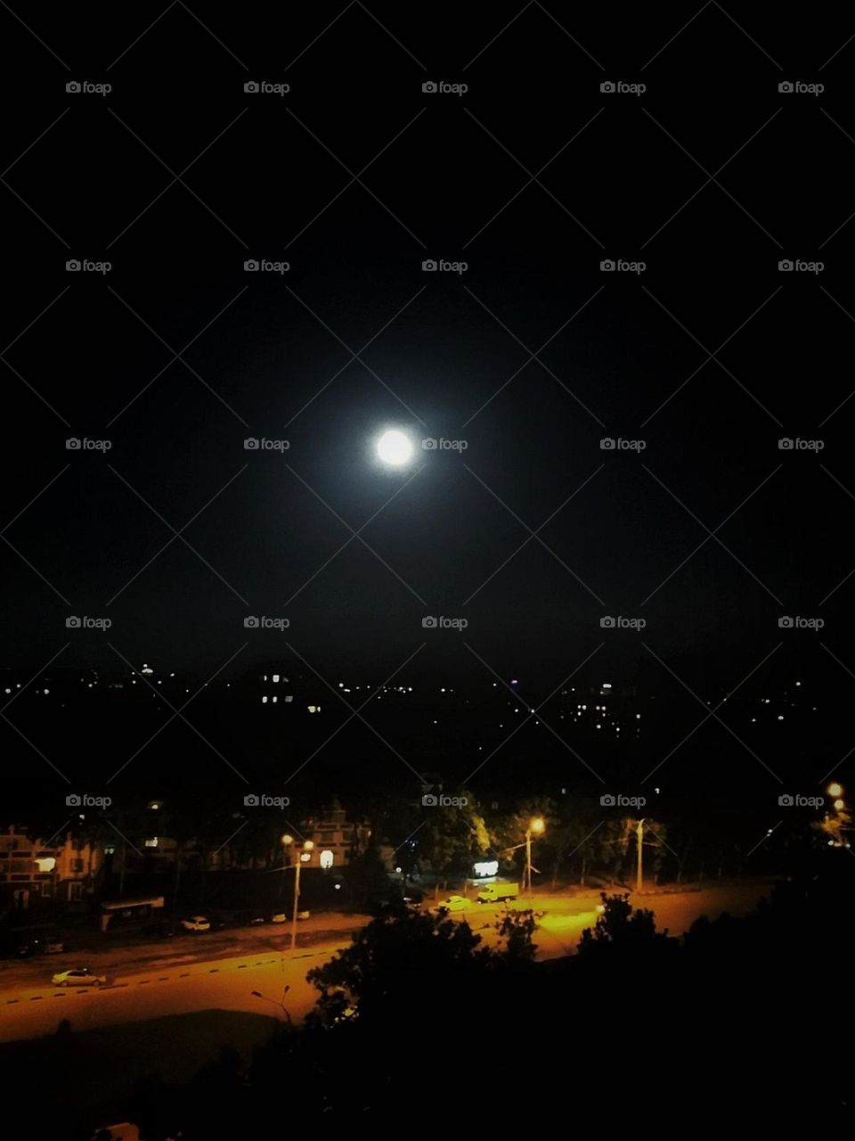 Shine as bright as the moon does even when everything is dark! 🌛