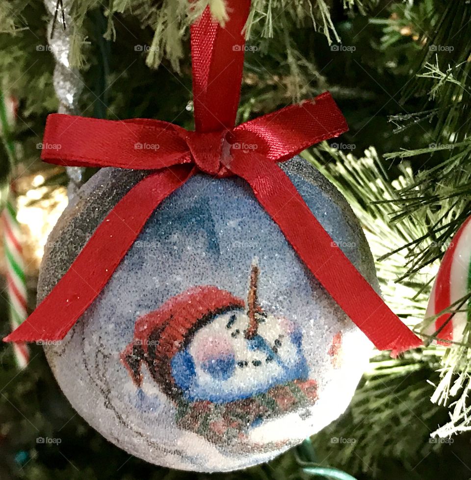 Snowman ornament 