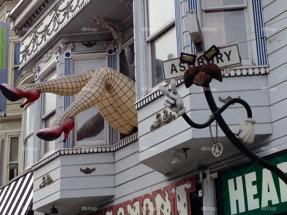 Hait Ashbury, San Francisco. Hait Ashbury street in San Francisco California 