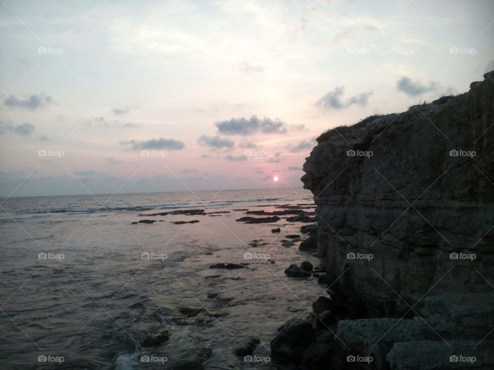 Water, Sunset, Sea, Beach, Ocean