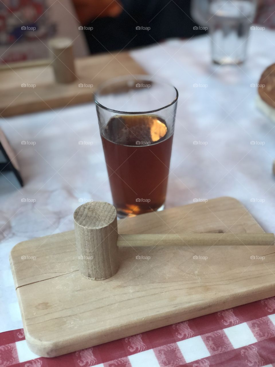 Simple foods and beer 