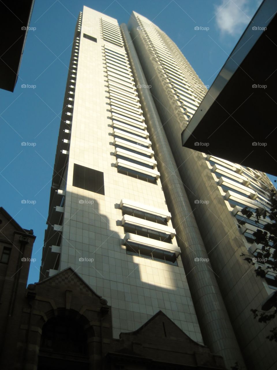 Balconies on High. Condo Reaching to the Sky