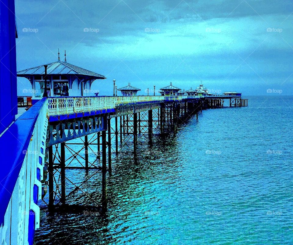 At the pier llundudno in Wales 